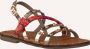 Ton & Ton Meisjes Platte sandalen Sh709 Goud Leer - Thumbnail 1