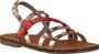 Ton & Ton Meisjes Platte sandalen Sh709 Goud Leer - Thumbnail 1