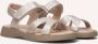 Ton & Ton Meisjes Platte sandalen Silya Goud Leatherlook - Thumbnail 1