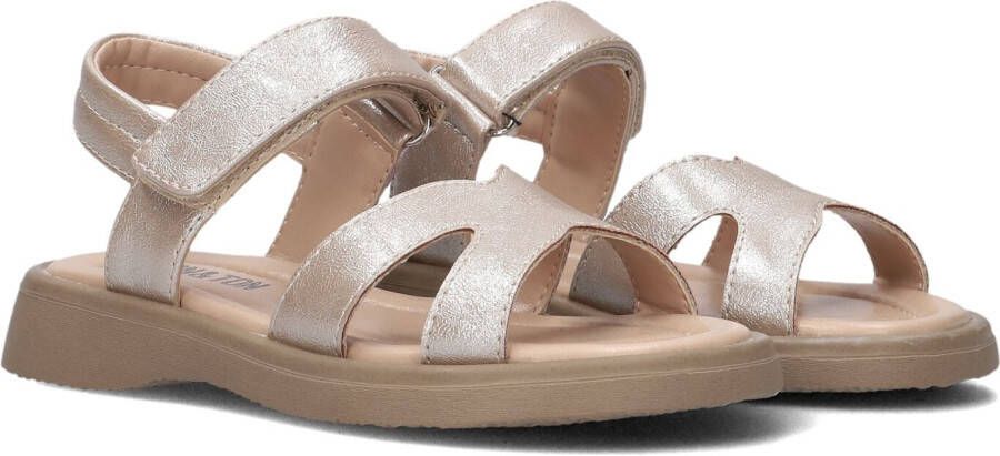 Ton & Ton Meisjes Platte sandalen Silya Goud Leatherlook