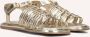 Ton & Ton Meisjes Platte sandalen Tora Goud Leer Normale zool - Thumbnail 1