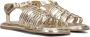 Ton & Ton Meisjes Platte sandalen Tora Goud Leer Normale zool - Thumbnail 1