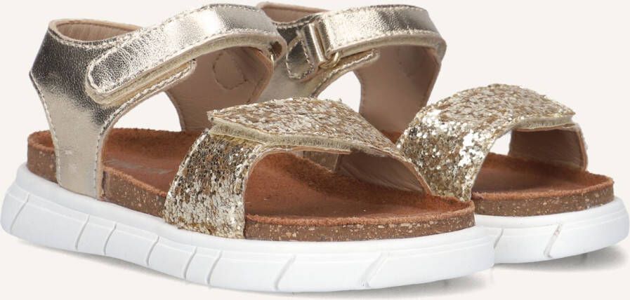 Ton & Ton Meisjes Platte sandalen Ulla Goud Leer Normale zool