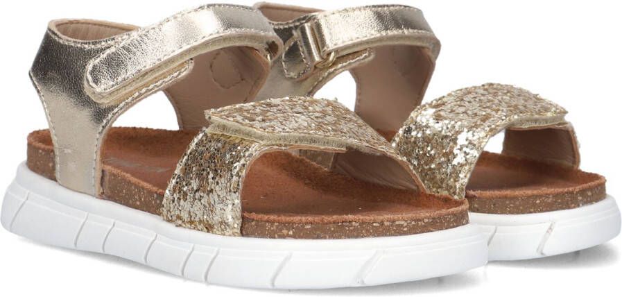 Ton & Ton Meisjes Platte sandalen Ulla Goud Leer Normale zool