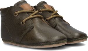 Ton & Ton Abbe Babyschoenen Babyslofjes Jongens Groen