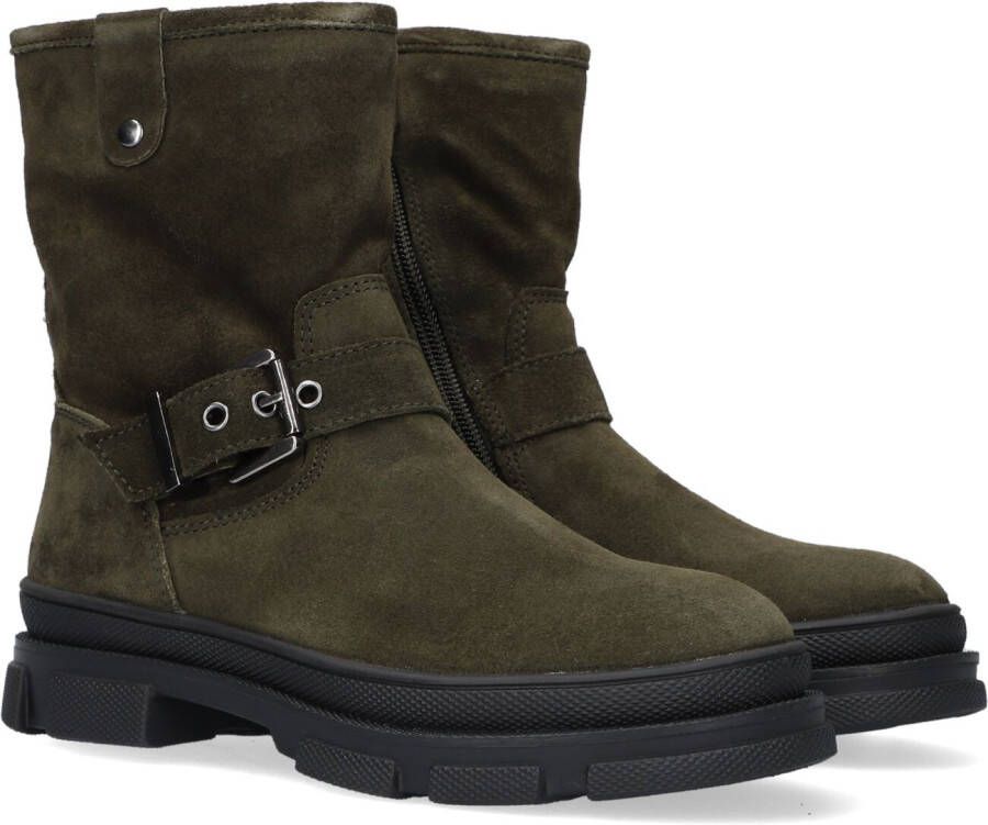 TON & TON Groene Enkelboots Lunt