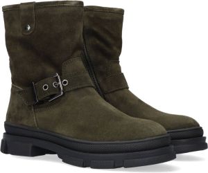 Ton & Ton Lunt Enkelboots Enkellaarsjes Meisjes Groen