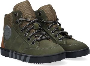 Ton & Ton Brage Hoge sneakers Leren Sneaker Jongens Groen