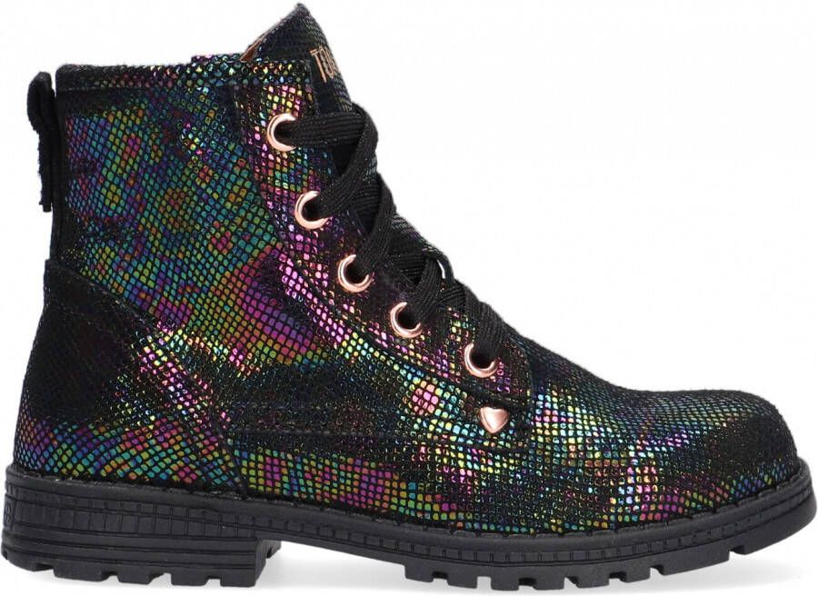 Ton & Ton Hedvig Veterboots Laarzen Met Veters Meisjes Kids Multi