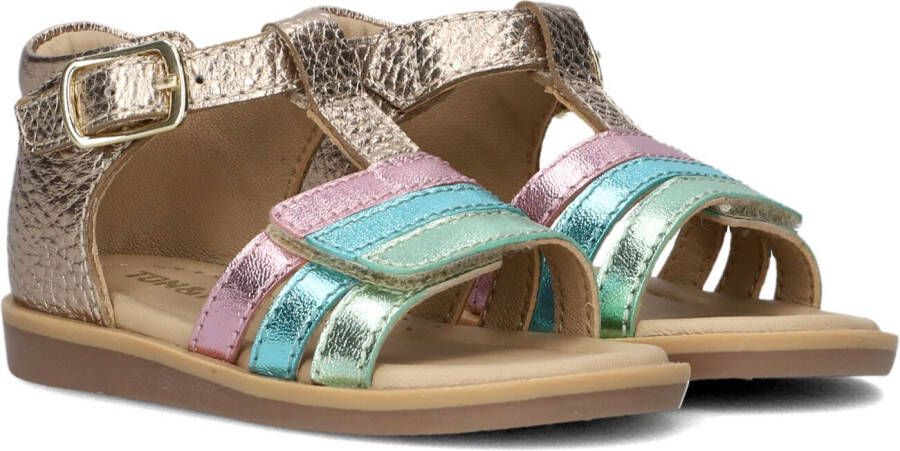 Ton & Ton Unisex Platte sandalen Siri Multi Normale zool
