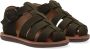 Ton & Ton Meisjes Platte sandalen Pl_omo09 Taupe Leer - Thumbnail 1