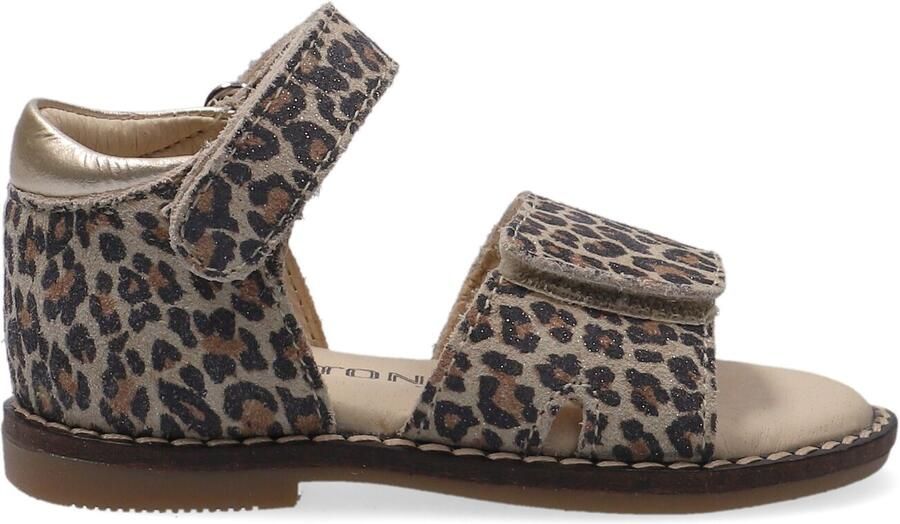 Ton & Ton Meisjes Platte sandalen E1855-212 Beige Leer - Foto 4