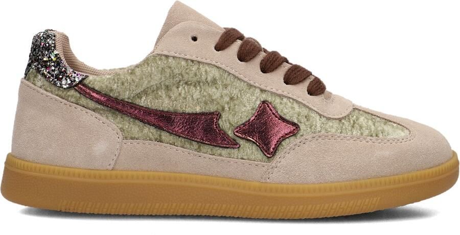 Ton & Ton Meisjes Lage sneakers Vilde Beige Textiel