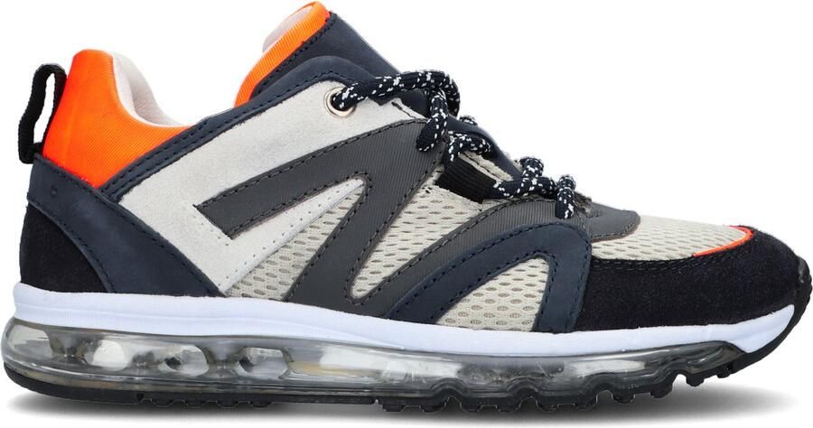 Ton & Ton Arn Lage sneakers Leren Sneaker Jongens Kids Blauw - Foto 4