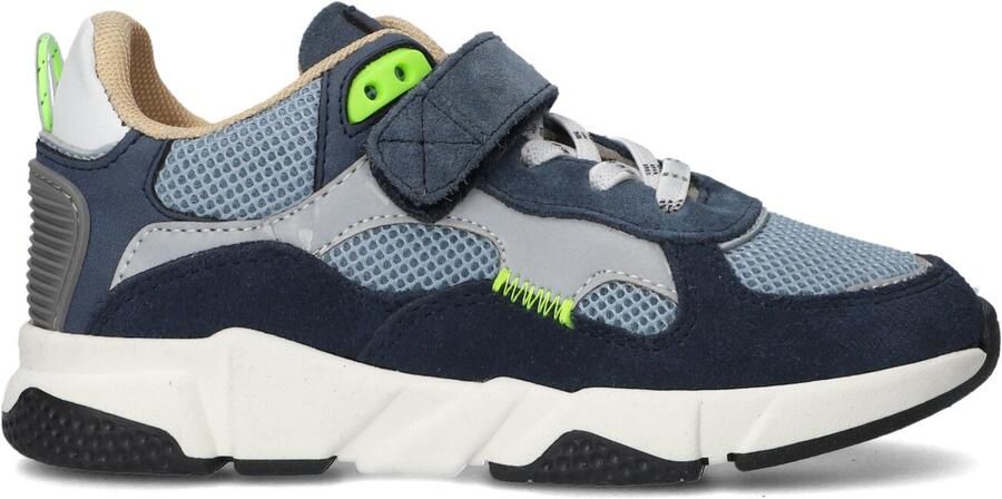 Ton & Ton Jongens Lage sneakers Chunky zool Boje Blauw Suède