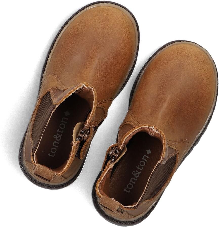 Ton & Ton Mikkel Boots Jongens Cognac - Foto 2