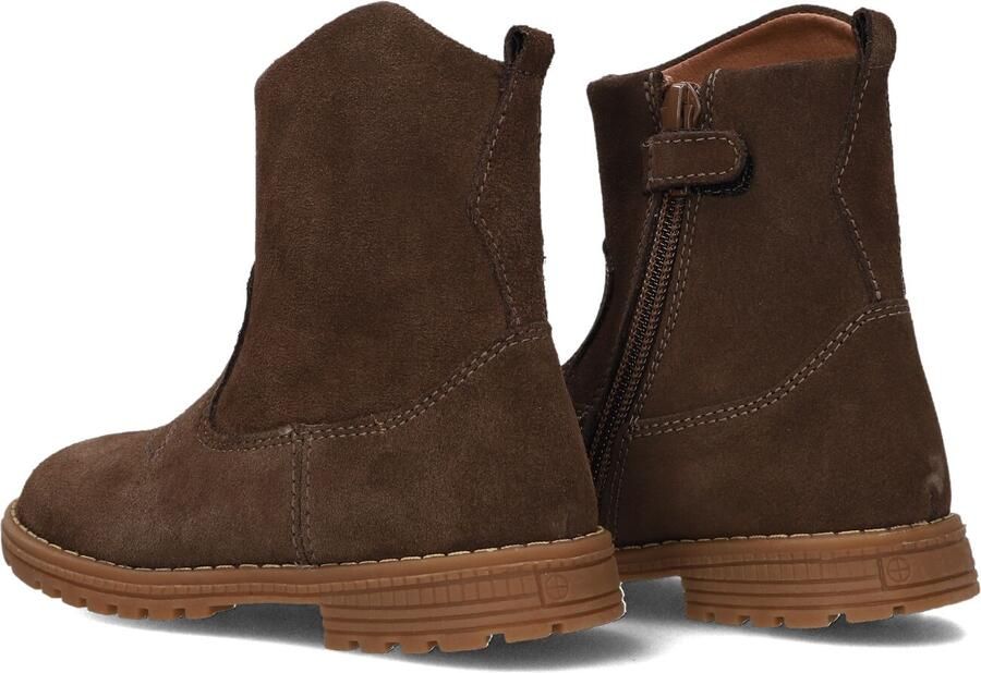 Ton & Ton Brigitte Enkellaarsjes Enkelboots met rits Meisjes Bruin - Foto 4