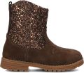 Ton & Ton Brigitte Enkellaarsjes Enkelboots met rits Meisjes Bruin - Bruin