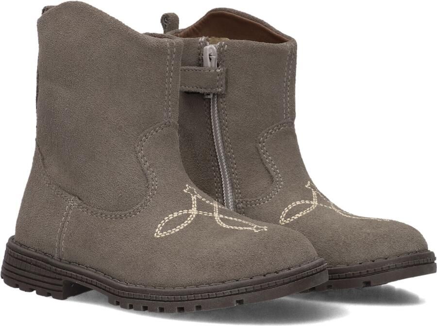 Ton & Ton Brigitte Enkellaarsjes Enkelboots met rits Meisjes Taupe