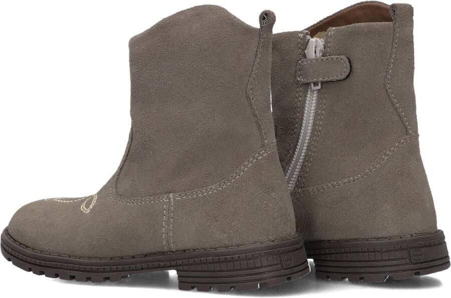 Ton & Ton Brigitte Enkellaarsjes Enkelboots met rits Meisjes Taupe - Foto 4