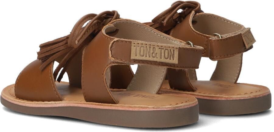 Ton & Ton Meisjes Sandalen Karyna Bruin Leer - Foto 3