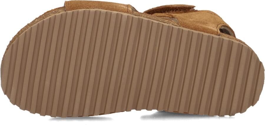 Ton & Ton Jongens Platte sandalen Lars Camel Suède Plateauzool - Foto 4