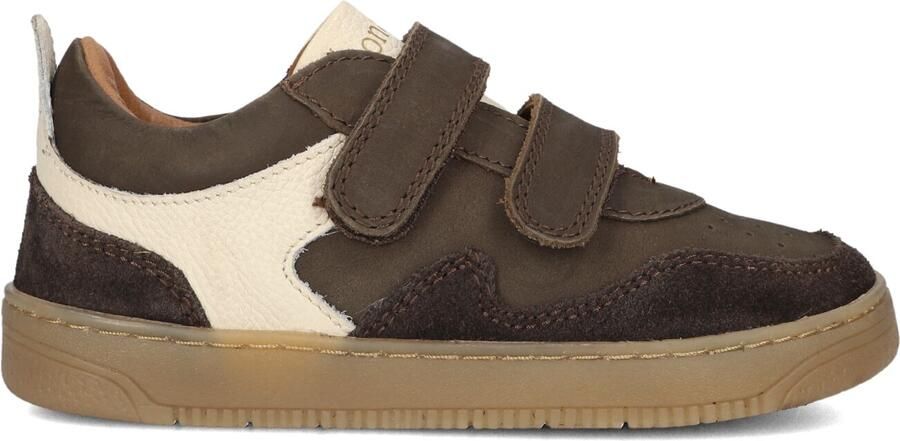 Ton & Ton Jongens Lage sneakers Bernt Bruin Nubuck