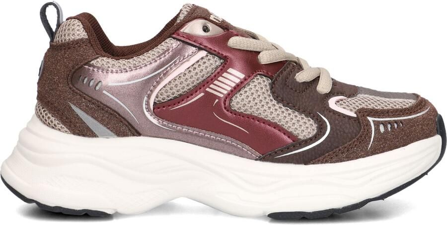 Ton & Ton Meisjes Lage sneakers Ilmi Bruin Suède