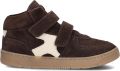 Ton & Ton Jongens Hoge sneakers Zack Bruin Suède - Donkerbruin