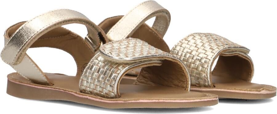 Ton & Ton Meisjes Platte sandalen Liva Goudkleurig Leer