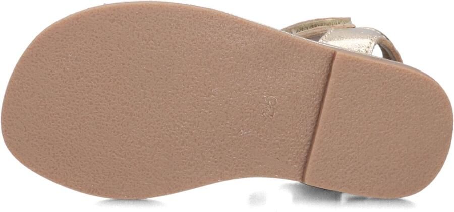 Ton & Ton Meisjes Platte sandalen Stina Goud Leer Normale zool - Foto 4