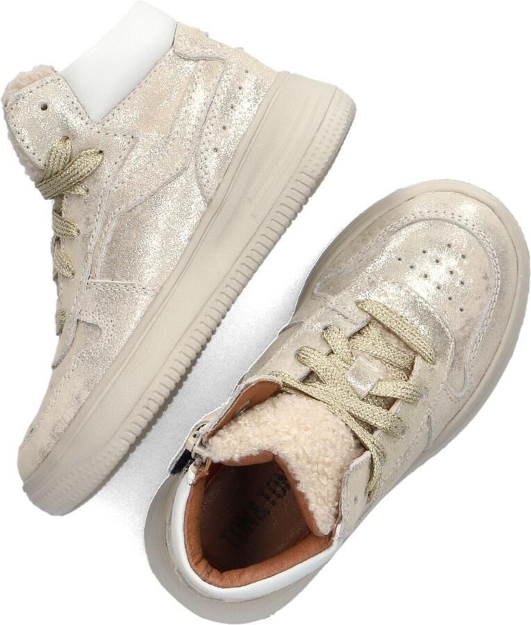 Ton & Ton Swann Hoge sneakers Leren Sneaker Meisjes Kids Goud - Foto 2
