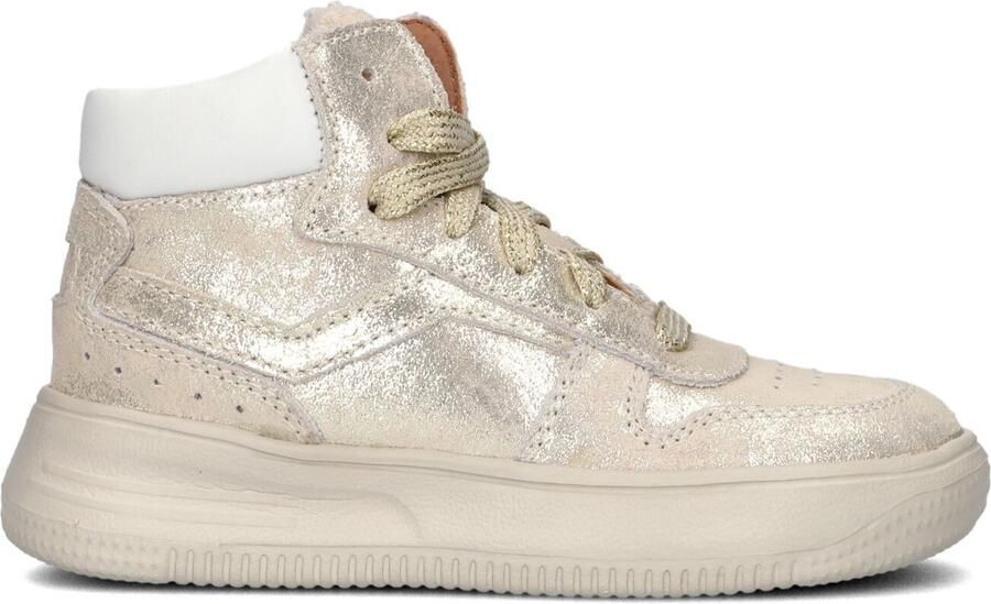 Ton & Ton Swann Hoge sneakers Leren Sneaker Meisjes Kids Goud