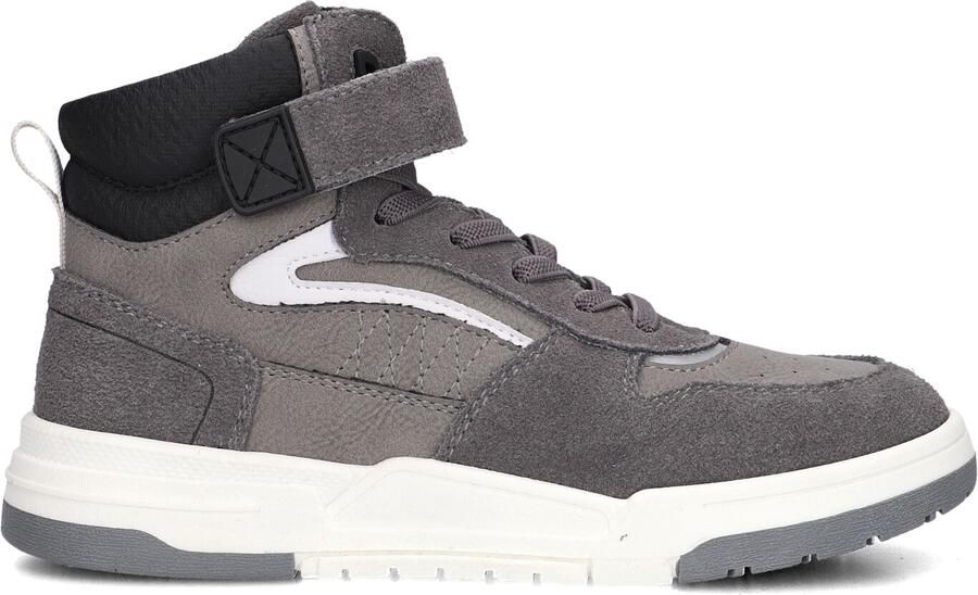 Ton & Ton Jongens Hoge sneakers Carlos Grijs Suède