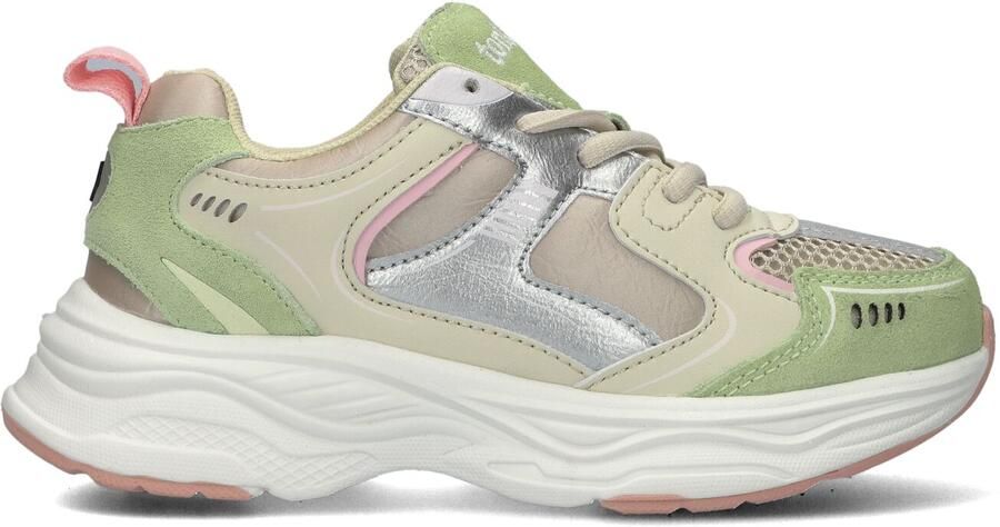 Ton & Ton Meisjes Lage sneakers Chunky zool Eisa Groen Suède