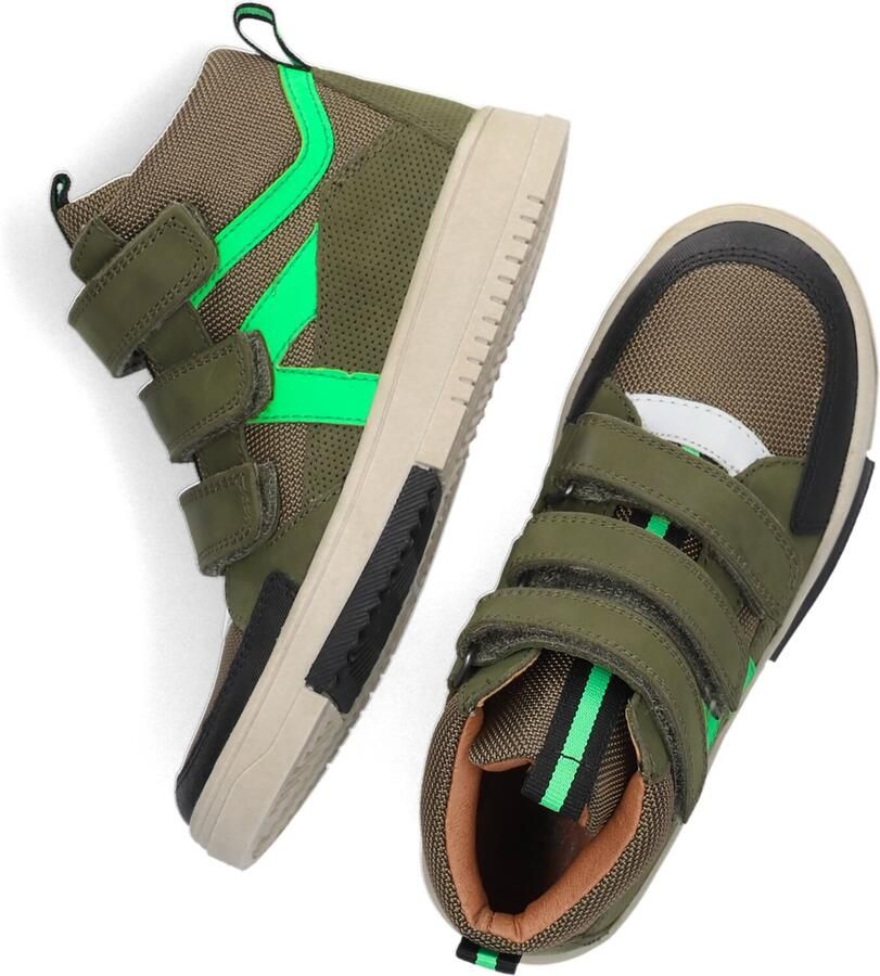 Ton & Ton Larsson Hoge sneakers Leren Sneaker Jongens Kids Groen - Foto 2