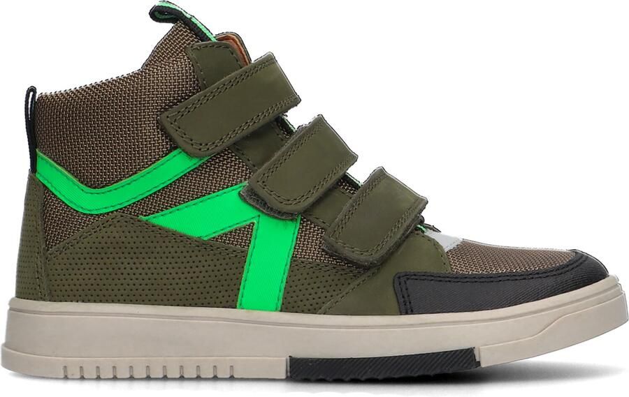 Ton & Ton Larsson Hoge sneakers Leren Sneaker Jongens Kids Groen