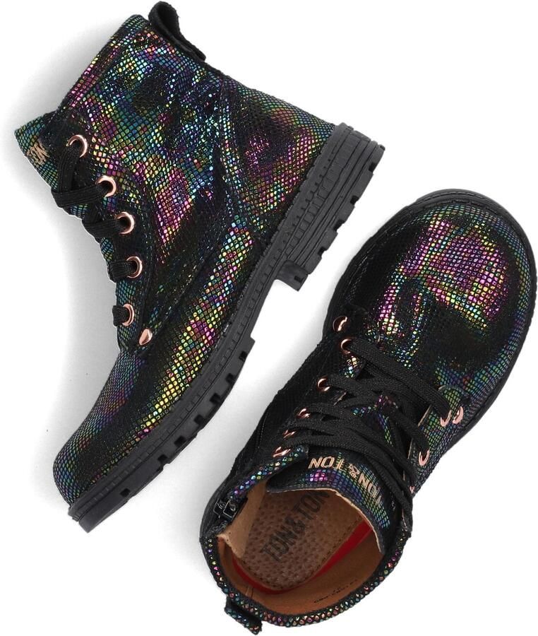 Ton & Ton Hedvig Veterboots Laarzen Met Veters Meisjes Kids Multi - Foto 3