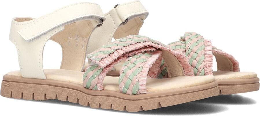 Ton & Ton Meisjes Platte sandalen Marit Multi Textiel Plateauzool