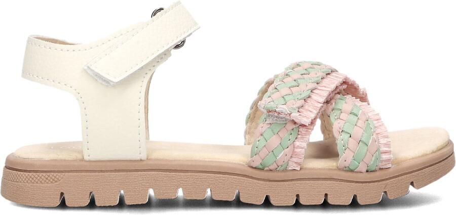 Ton & Ton Meisjes Platte sandalen Marit Multi Textiel Plateauzool - Foto 3