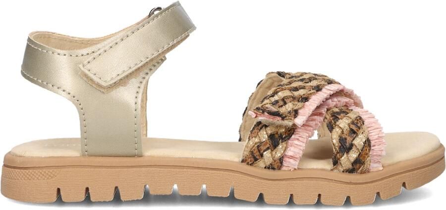 Ton & Ton Meisjes Platte sandalen Marit Multi Textiel Plateauzool - Foto 3