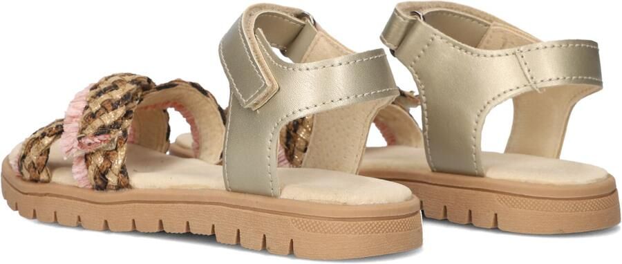 Ton & Ton Meisjes Platte sandalen Marit Multi Textiel Plateauzool - Foto 4