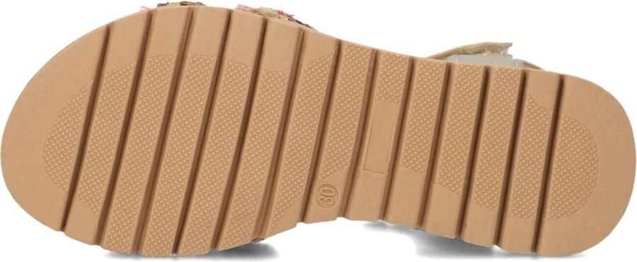 Ton & Ton Meisjes Platte sandalen Marit Multi Textiel Plateauzool - Foto 5