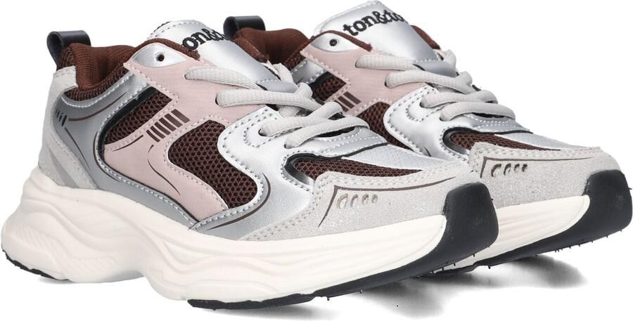 Ton & Ton Meisjes Lage sneakers Ilmi Multi Suède