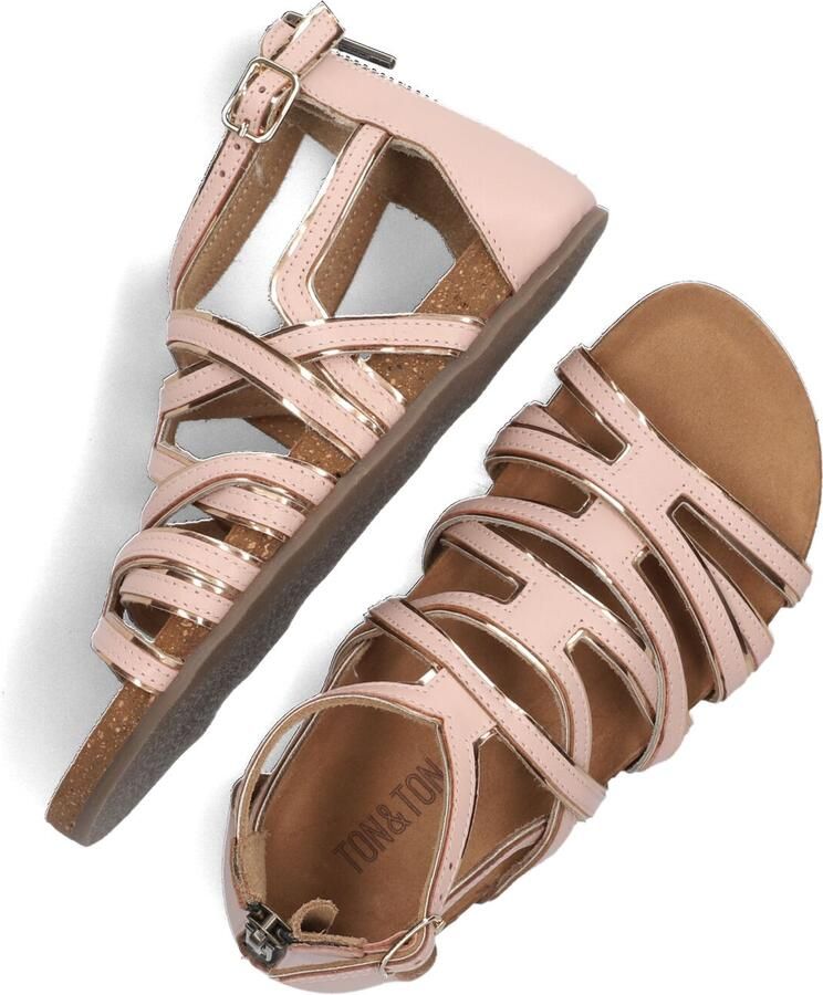 Ton & Ton Meisjes Sandalen Valentina Roze Leatherlook - Foto 2