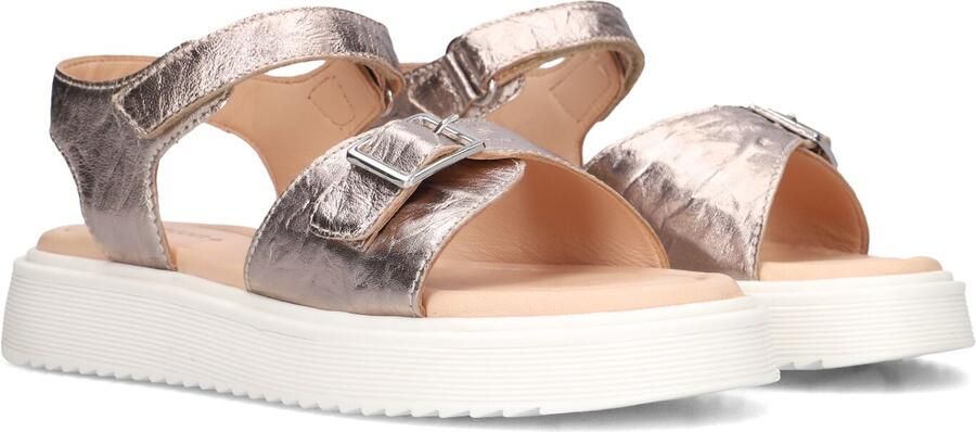 Ton & Ton Meisjes Sandalen met hak Raisa Bronskleurig Leer Plateauzool