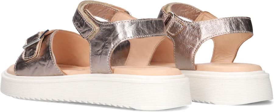 Ton & Ton Meisjes Sandalen met hak Raisa Bronskleurig Leer Plateauzool - Foto 4