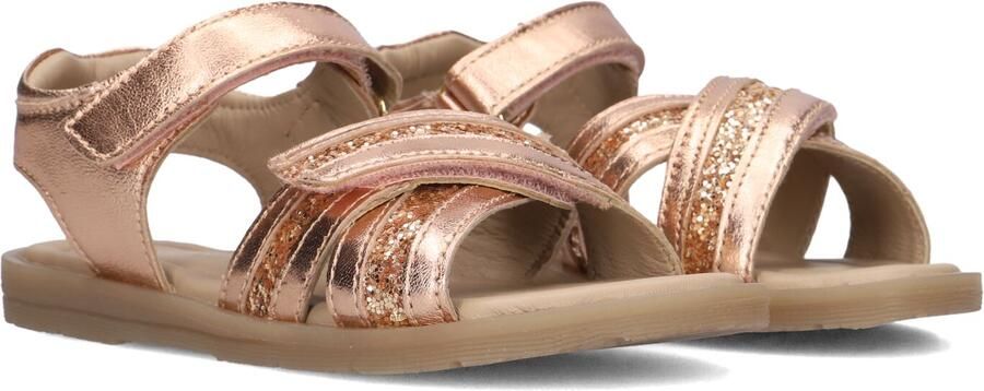 Ton & Ton Meisjes Platte sandalen Sabrine Bronskleurig Textiel