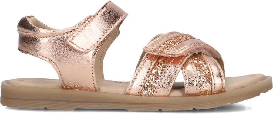 Ton & Ton Meisjes Platte sandalen Sabrine Bronskleurig Textiel - Foto 4