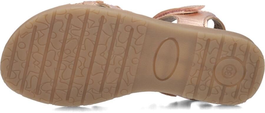 Ton & Ton Meisjes Platte sandalen Sabrine Bronskleurig Textiel - Foto 3